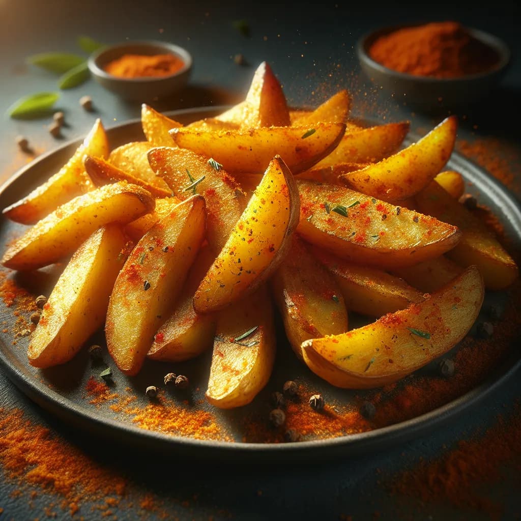 Spicy Potato Wedges