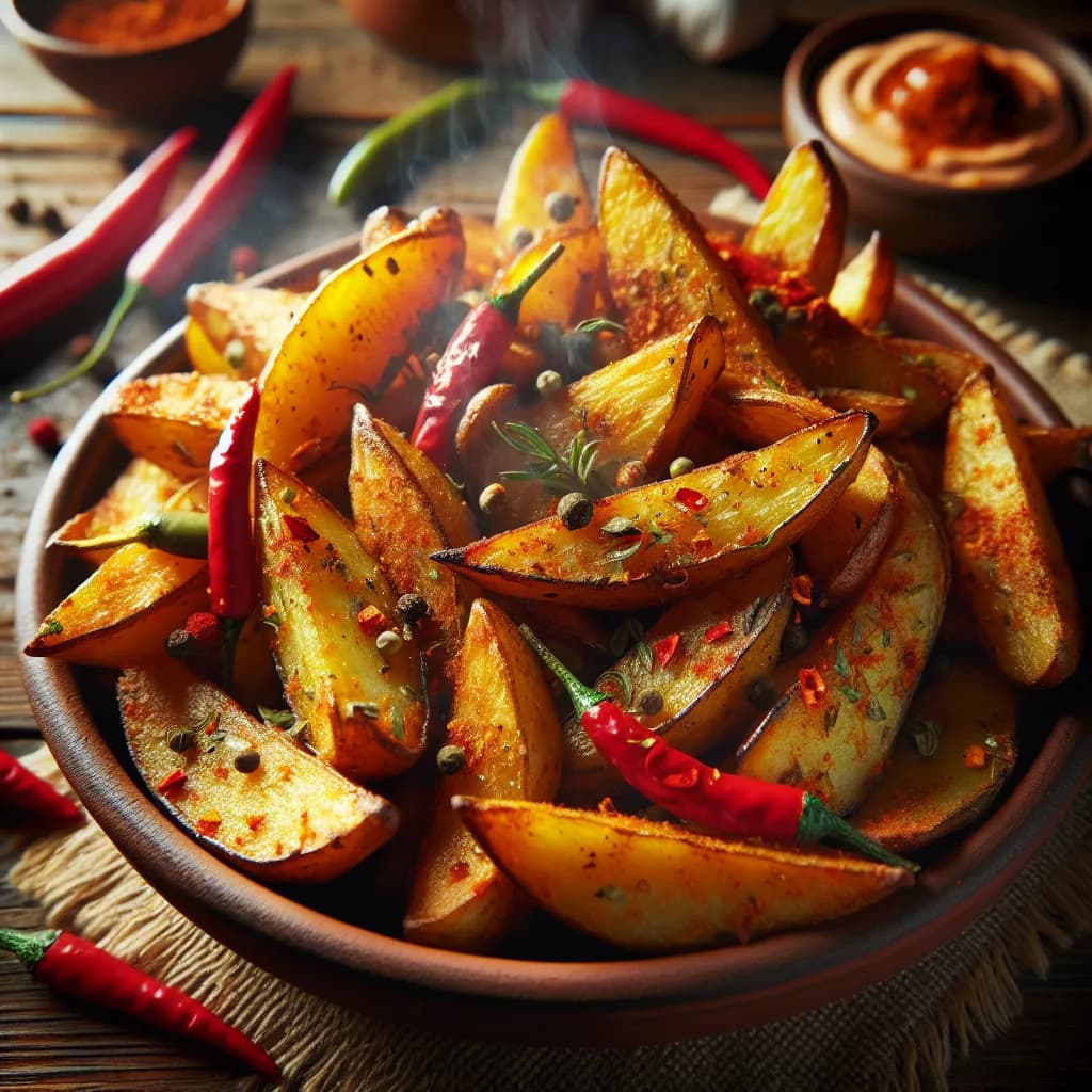 Spicy Potato Wedges