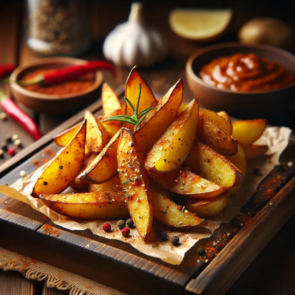 Spicy Potato Wedges