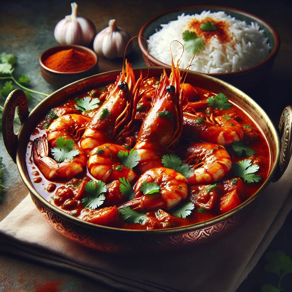 Spicy Prawn Masala