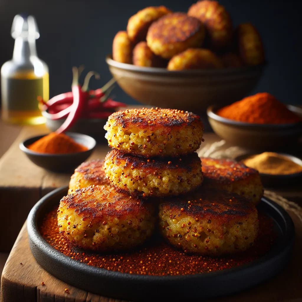 Spicy Quinoa and Potato Patties