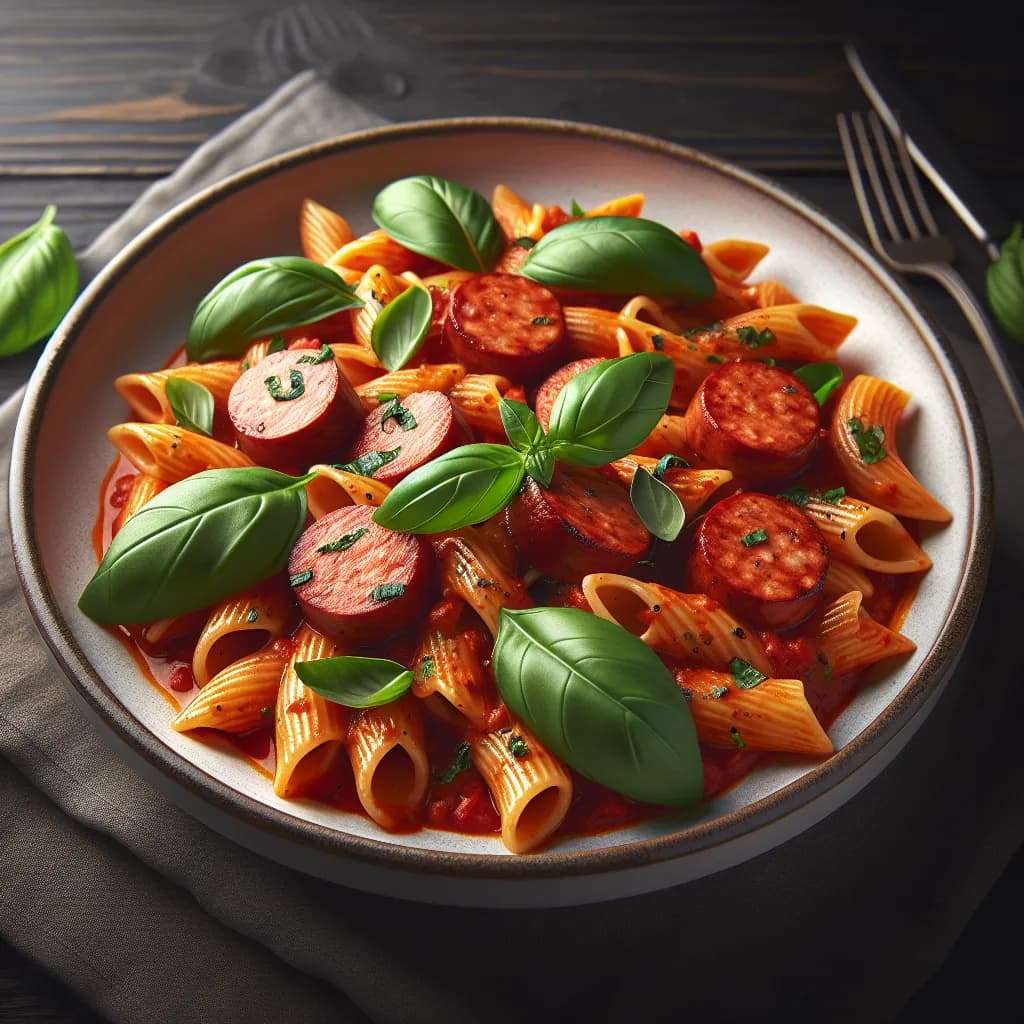 Spicy Sausage Pasta