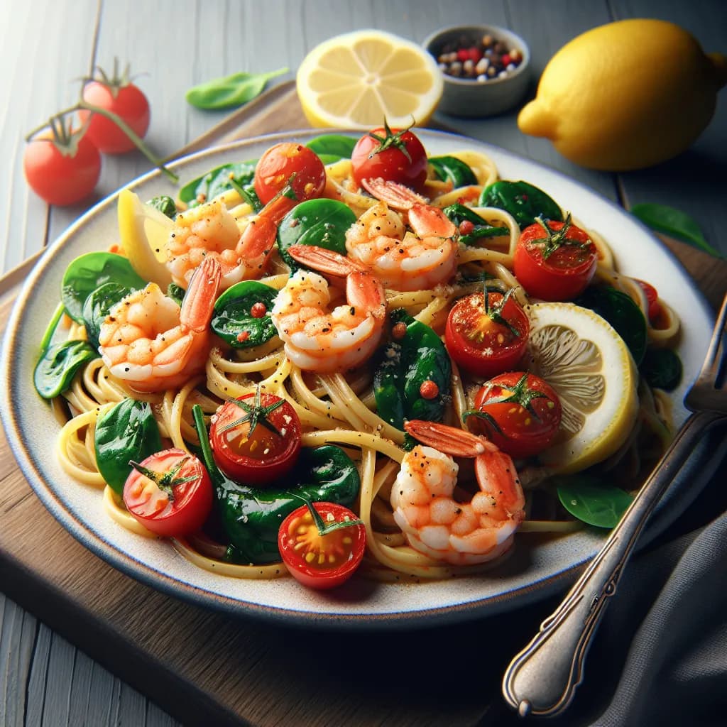 Spicy Shrimp Pasta