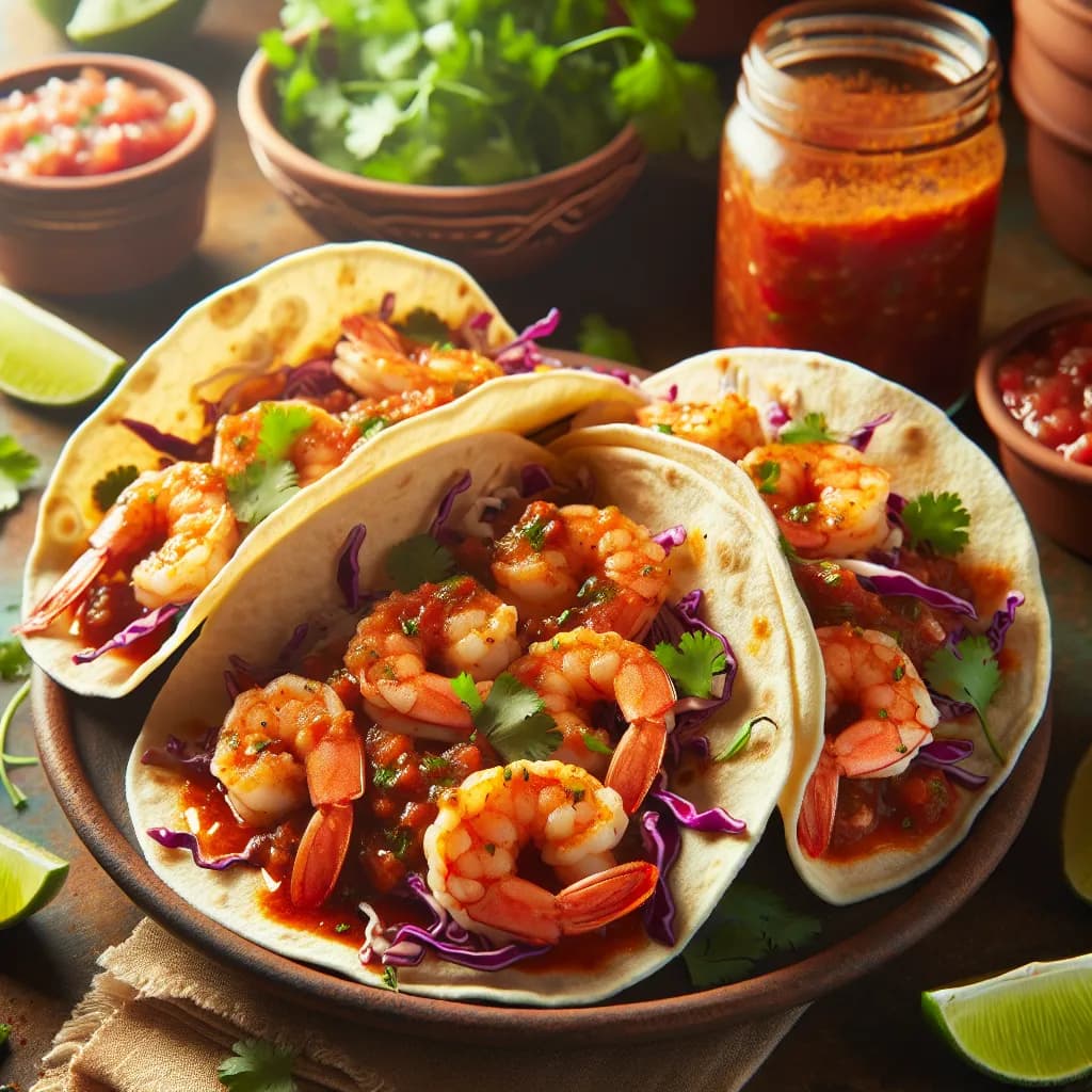 Spicy Shrimp Tacos