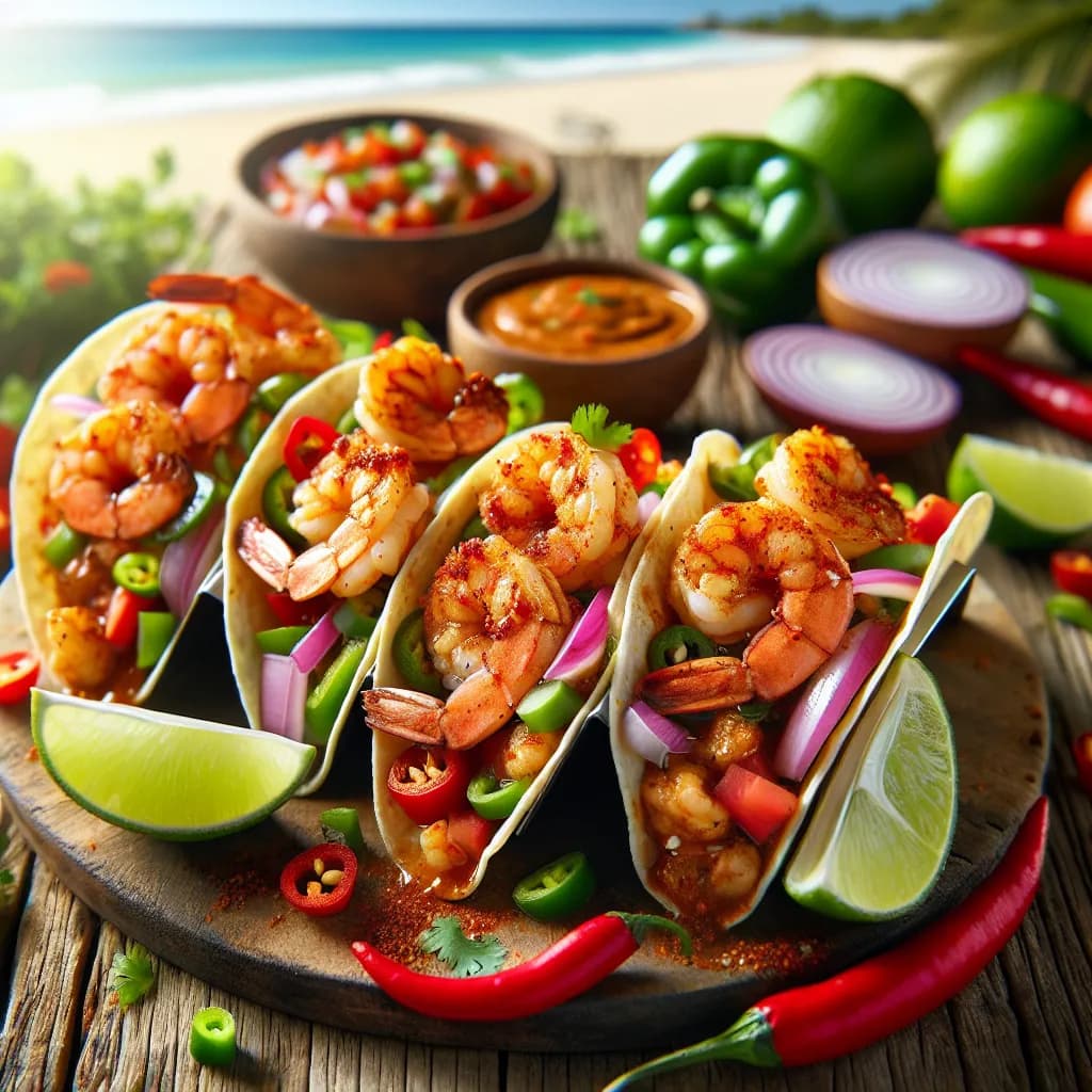 Spicy Shrimp Tacos