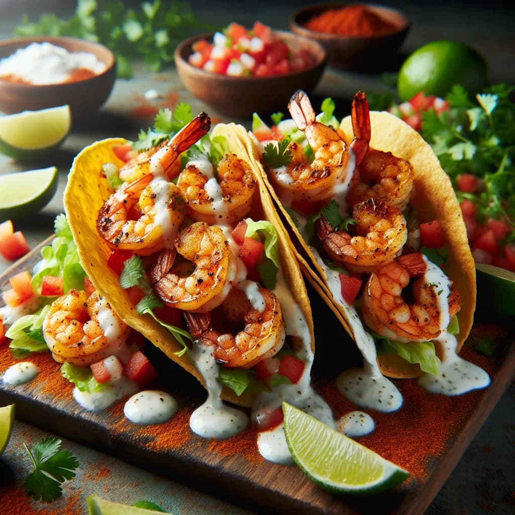 Spicy Shrimp Tacos