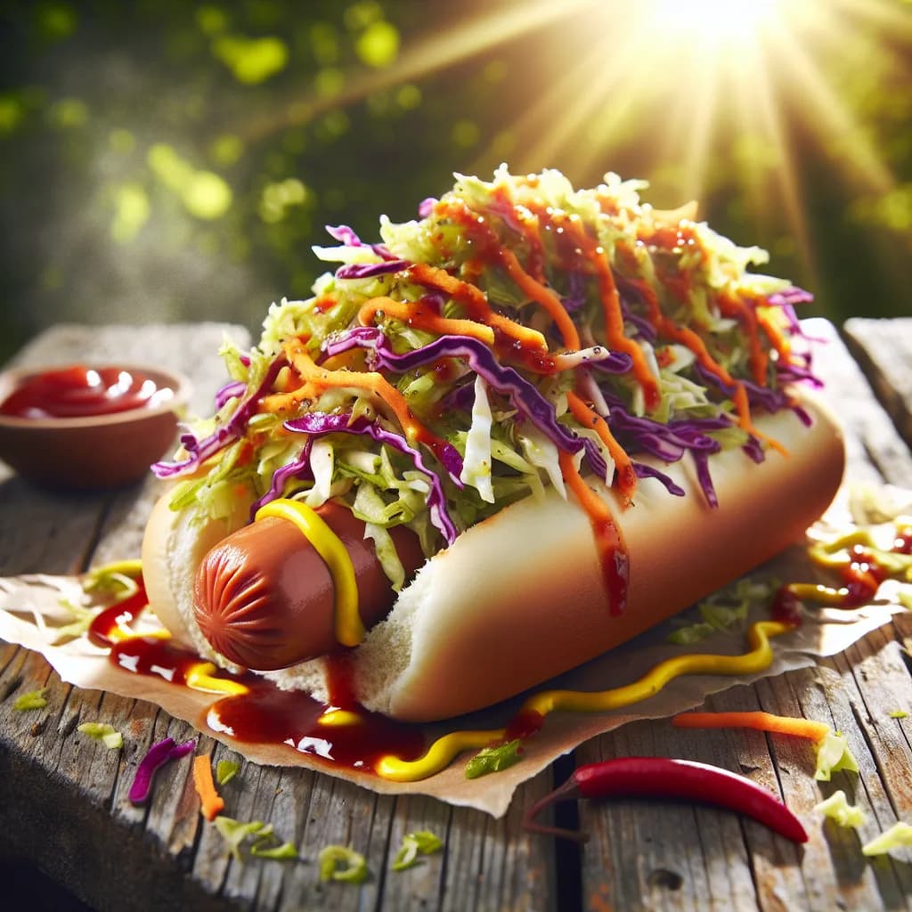Spicy Slaw Dog