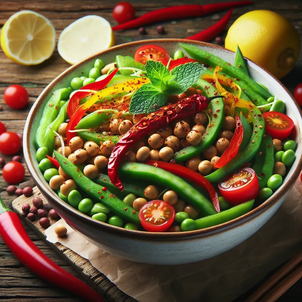 Spicy Soya Bean Salad