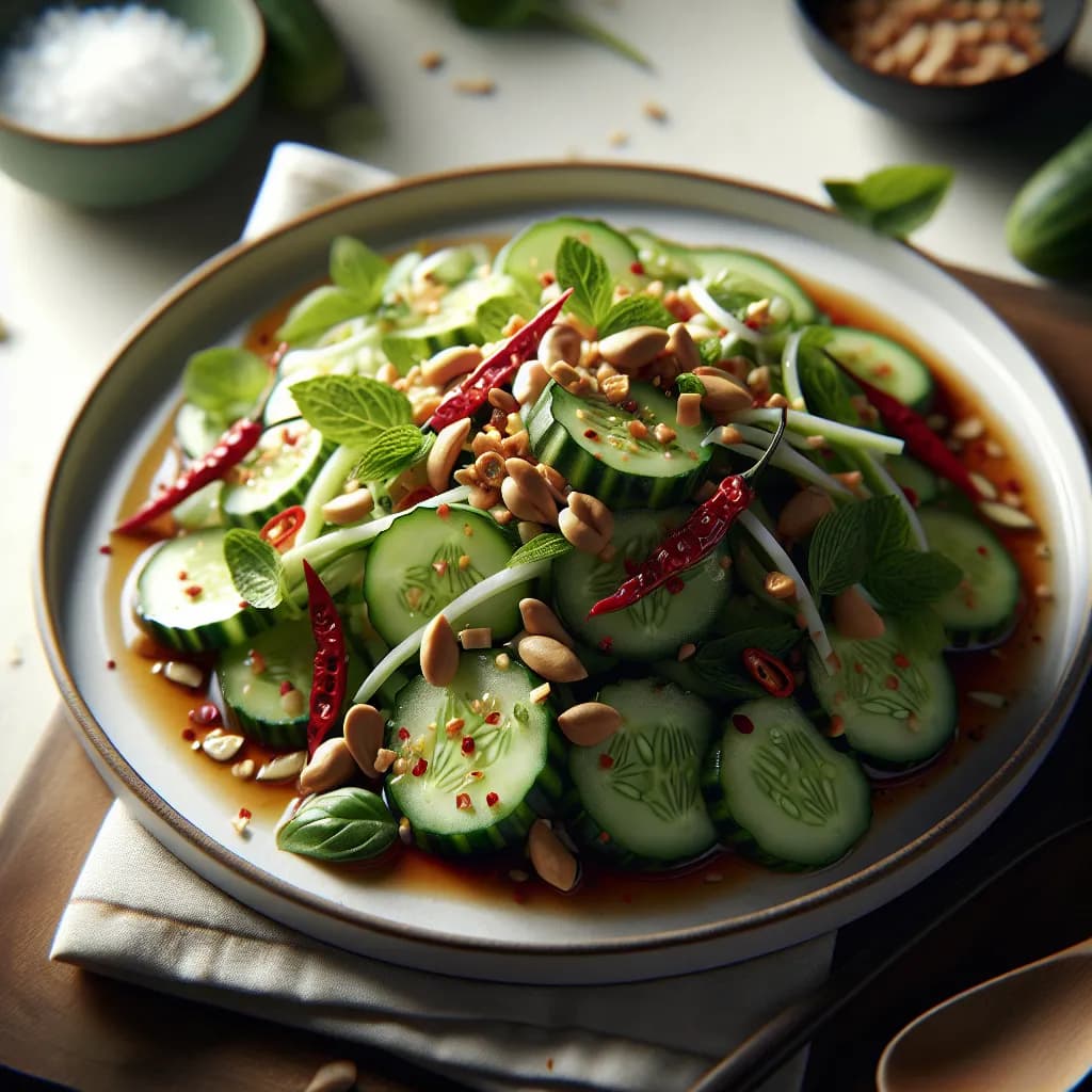 Spicy Thai Cucumber Salad