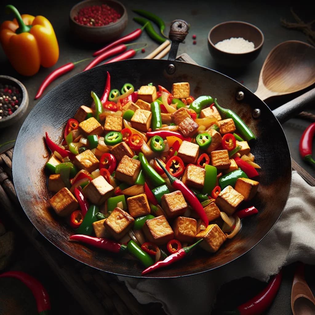 Spicy Tofu Stir-Fry