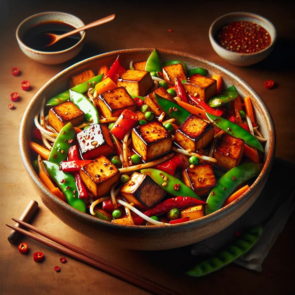 Spicy Tofu Stir-Fry
