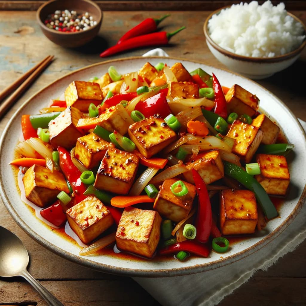 Spicy Tofu Stir-Fry