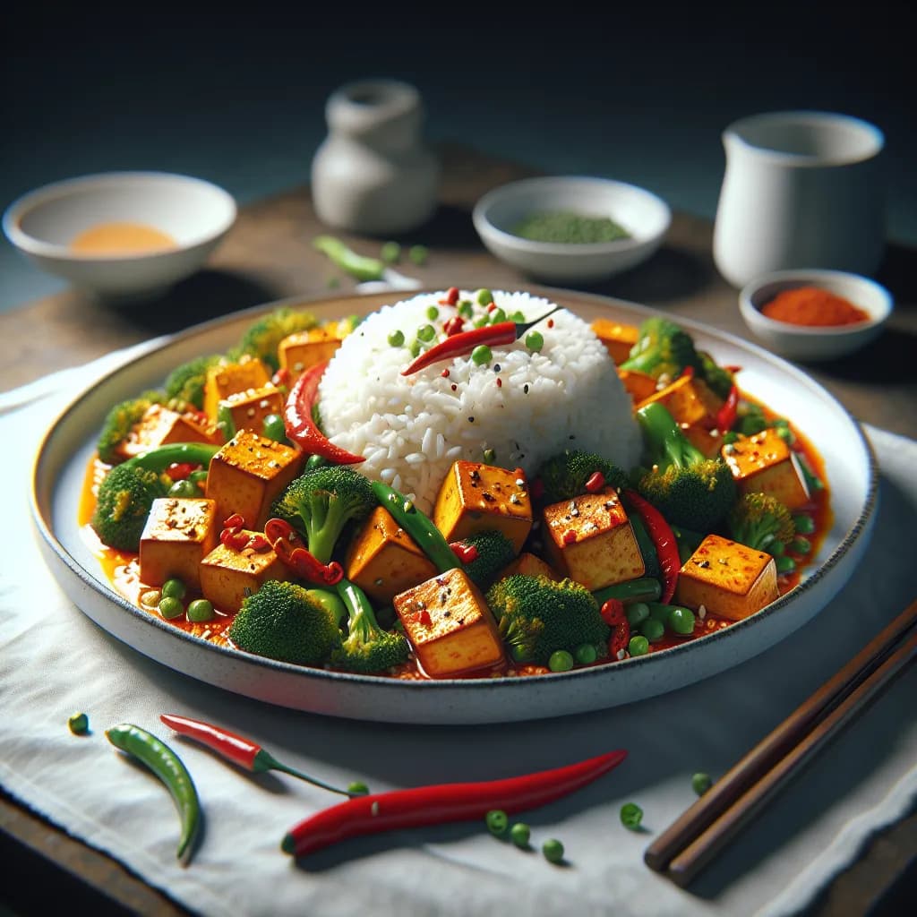 Spicy Tofu Stir-Fry