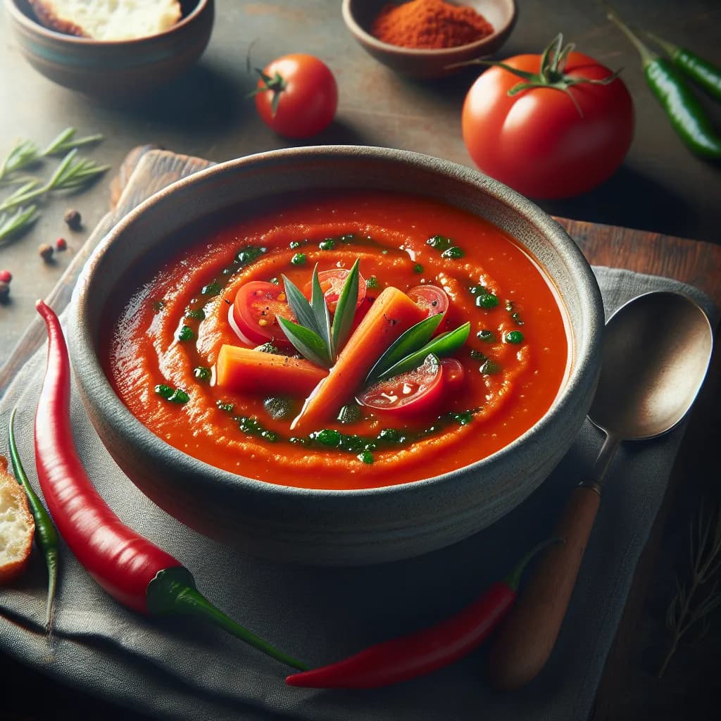 Spicy Tomato Carrot Soup
