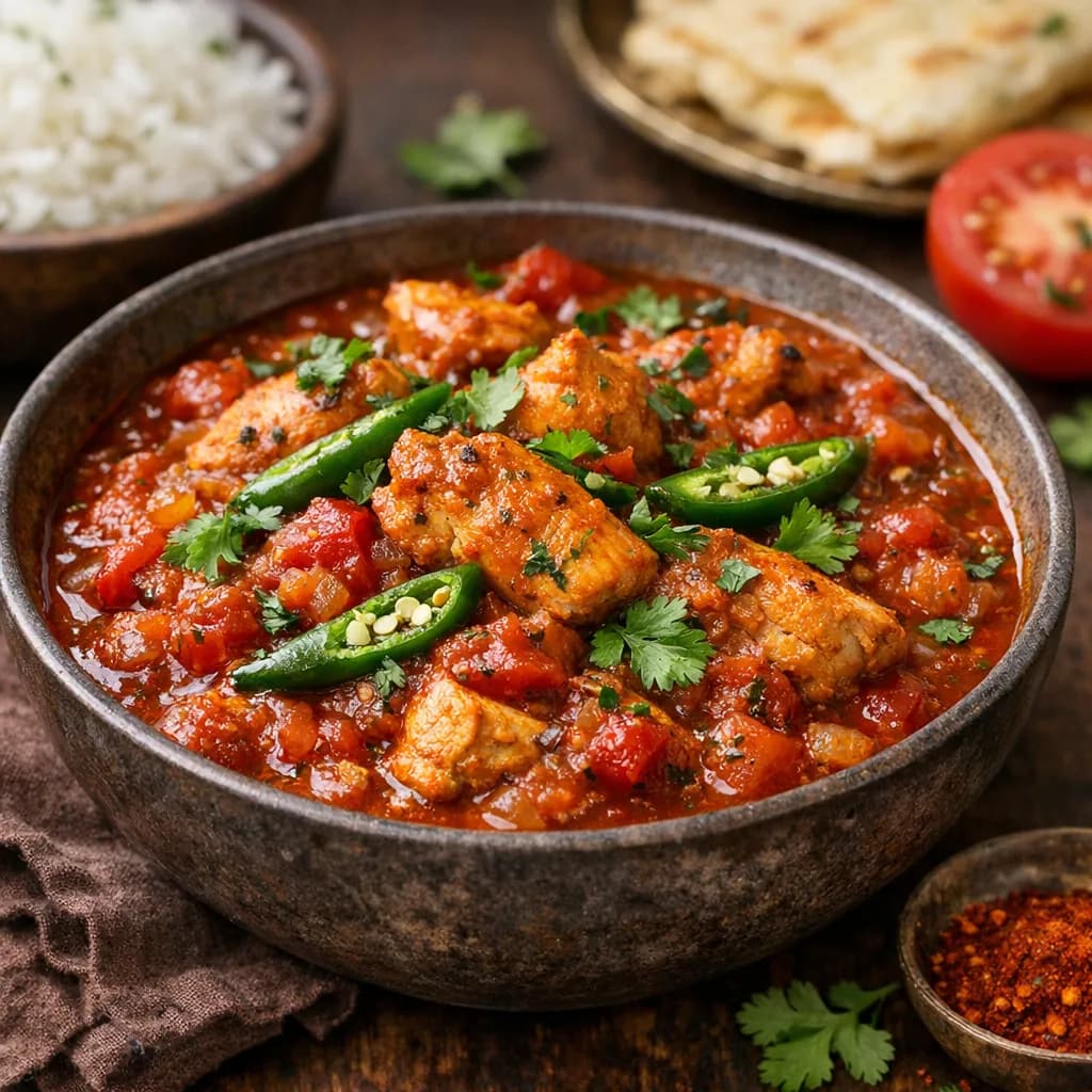 Spicy Tomato Chicken Curry
