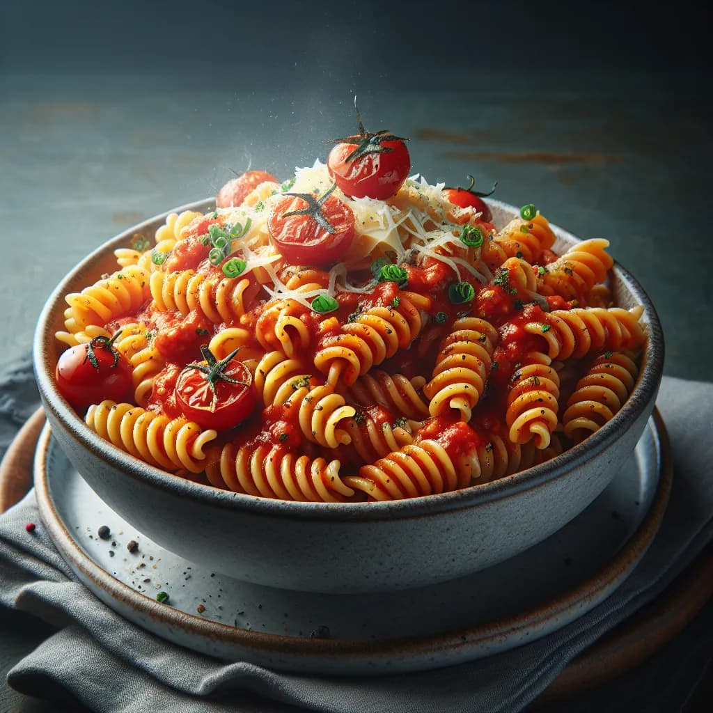 Spicy Tomato Fusilli