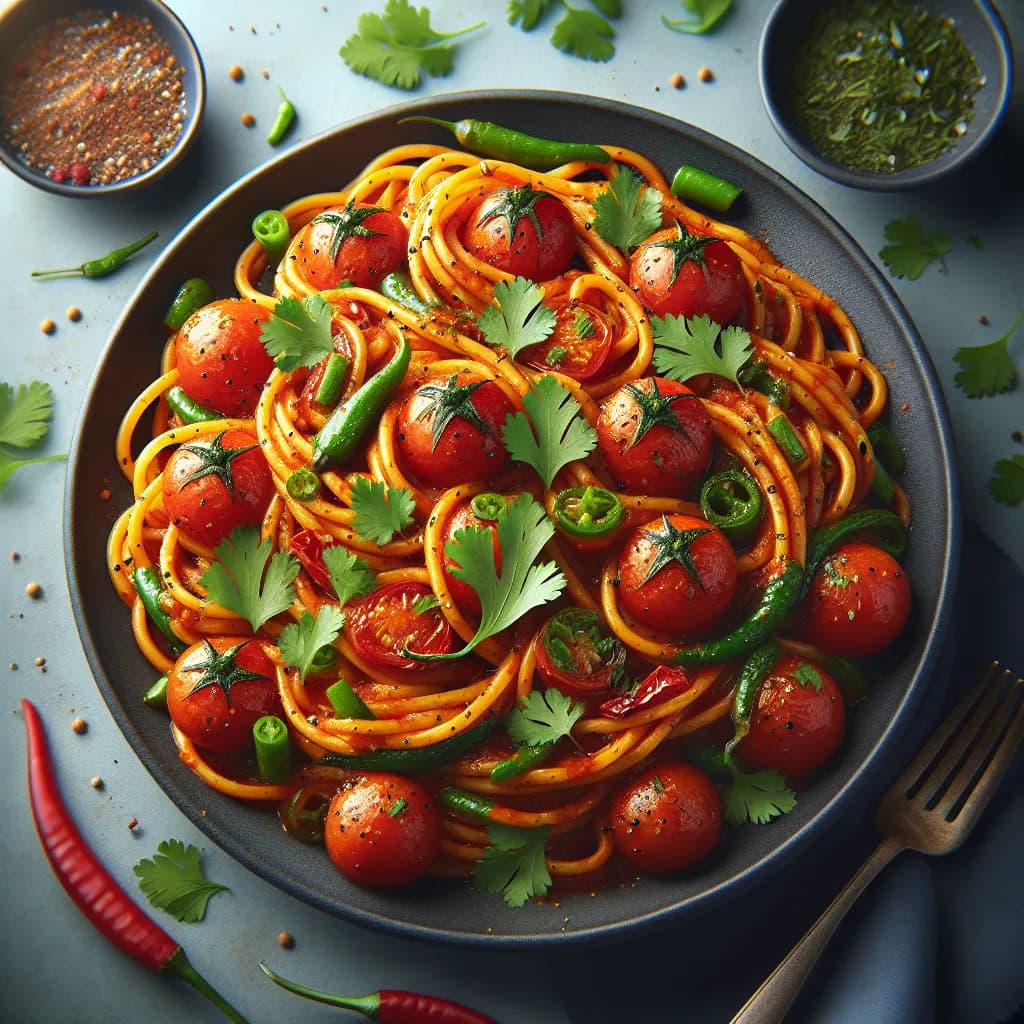 Spicy Tomato Pasta