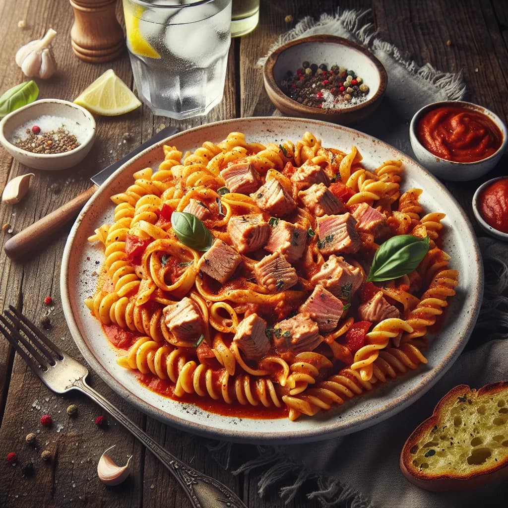 Spicy Tuna Pasta