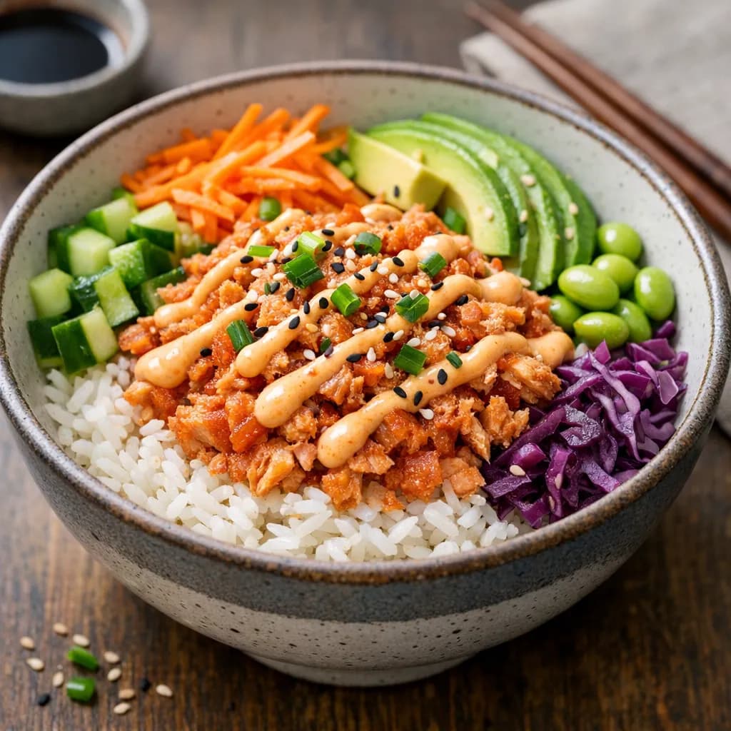 Spicy Tuna Rice Bowl