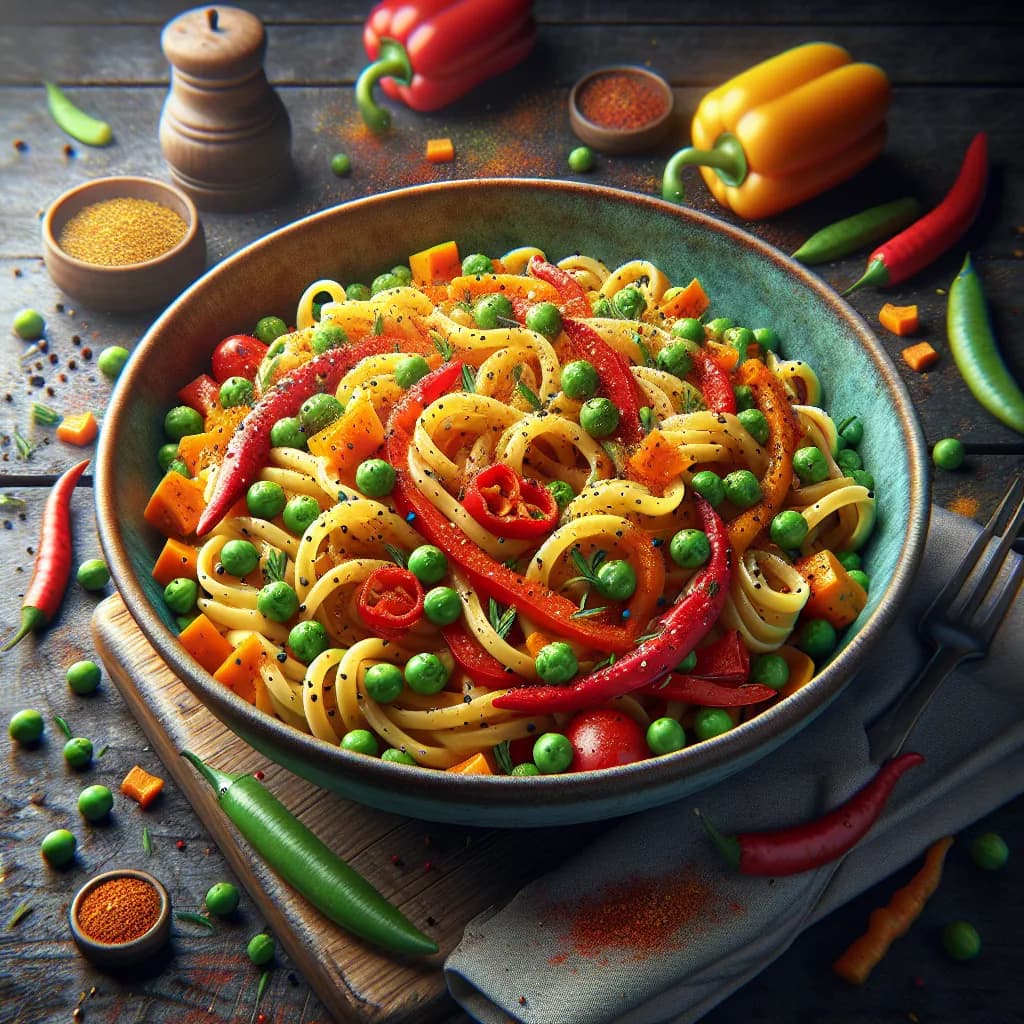 Spicy Vegetable Pasta