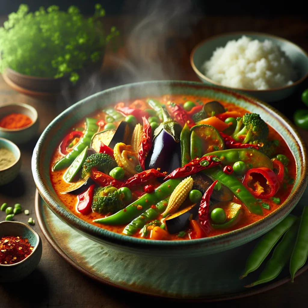 Spicy Vegetarian Thai Curry
