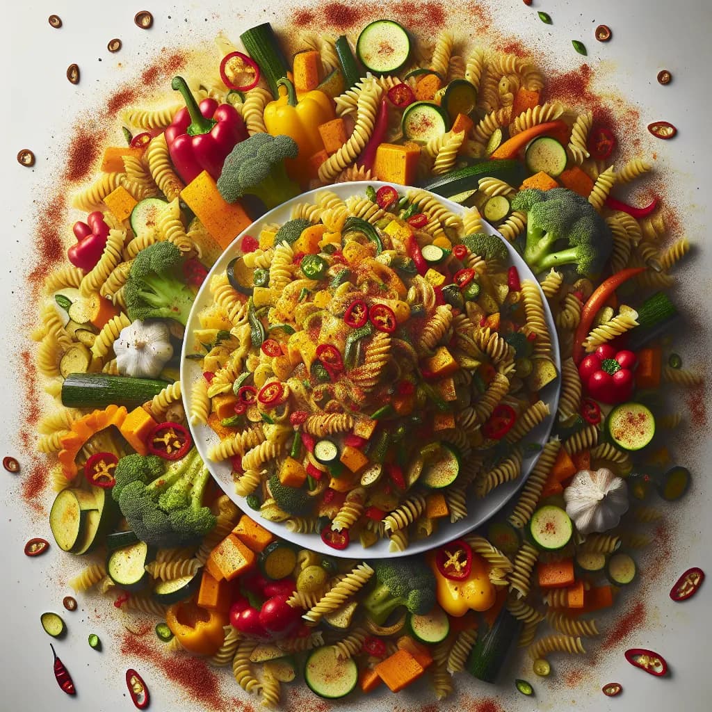 Spicy Veggie Pasta
