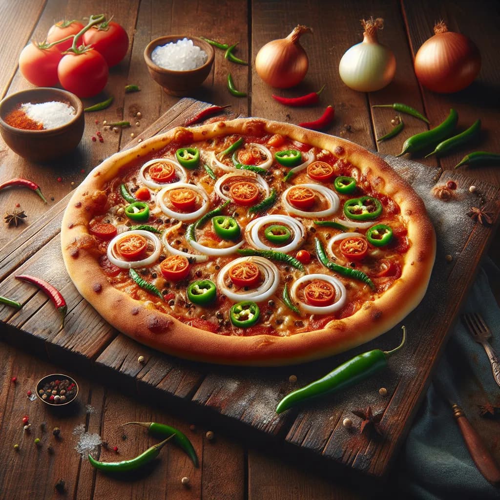 Spicy Veggie Pizza