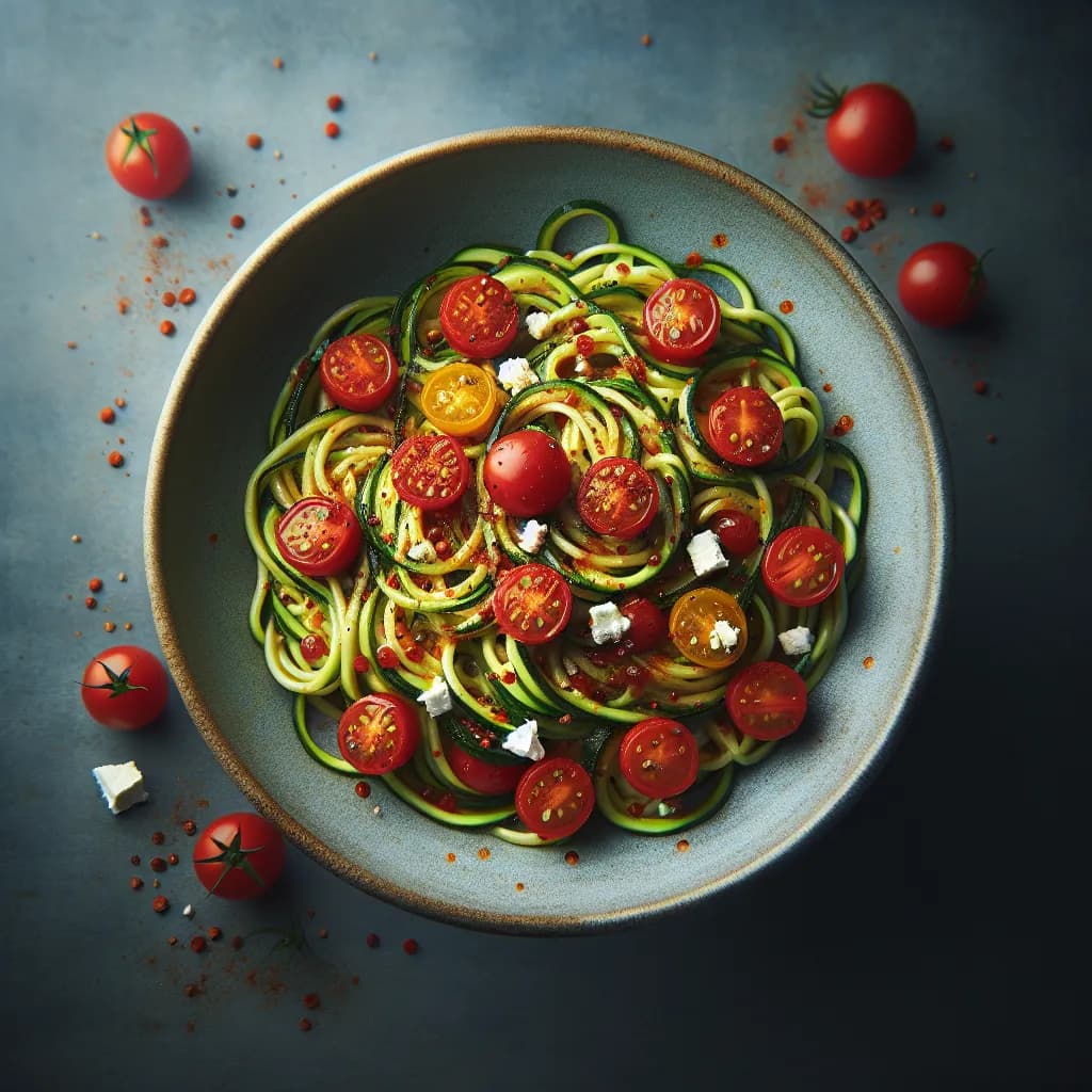 Spicy Zucchini Noodles