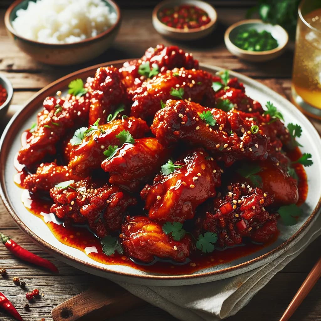 Spicy and Sour Fried Chicken