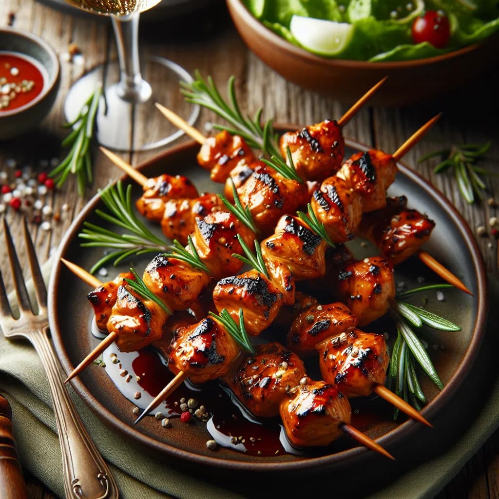 Spiedini Piccanti di Pollo Teriyaki