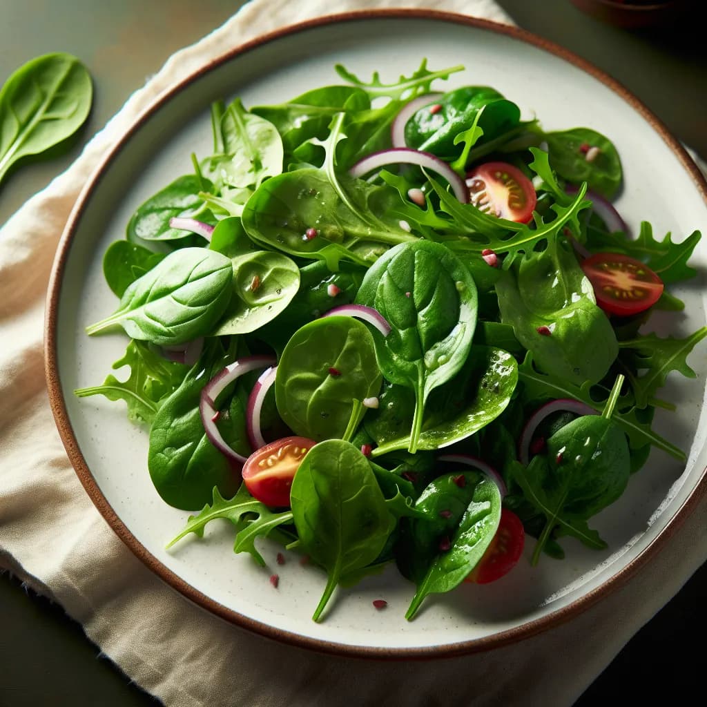 Spinach and Arugula Salad
