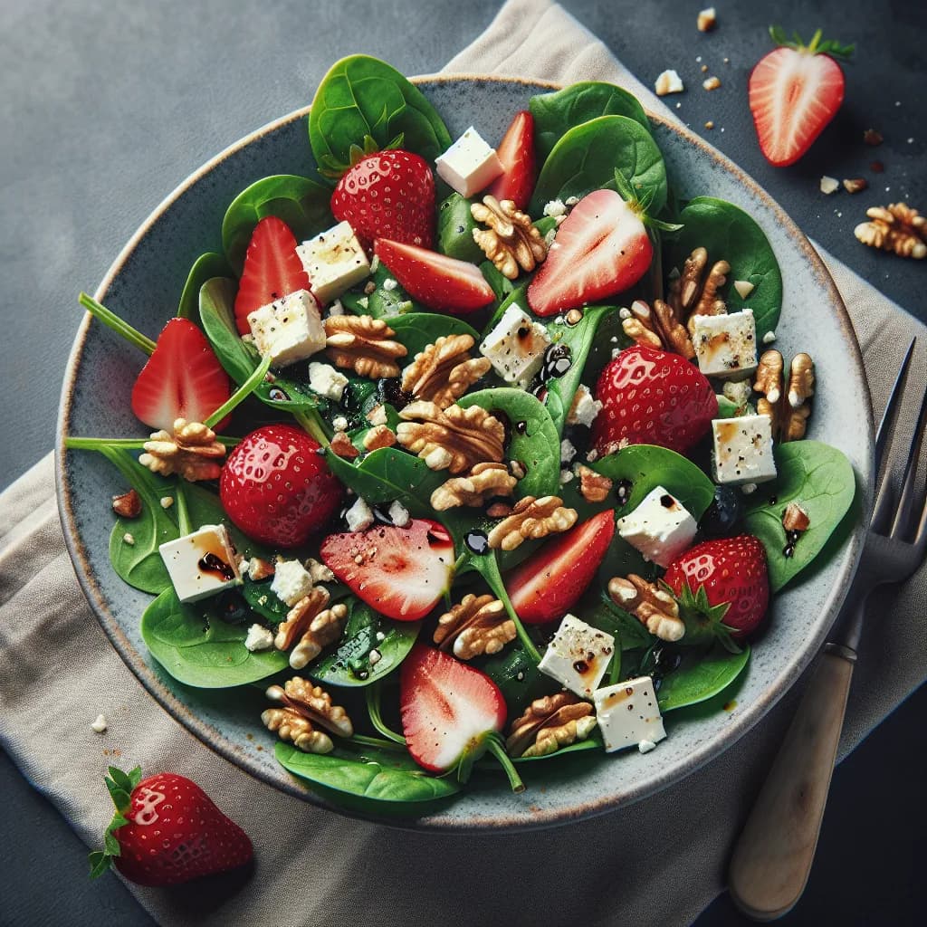 Spinach and Strawberry Salad
