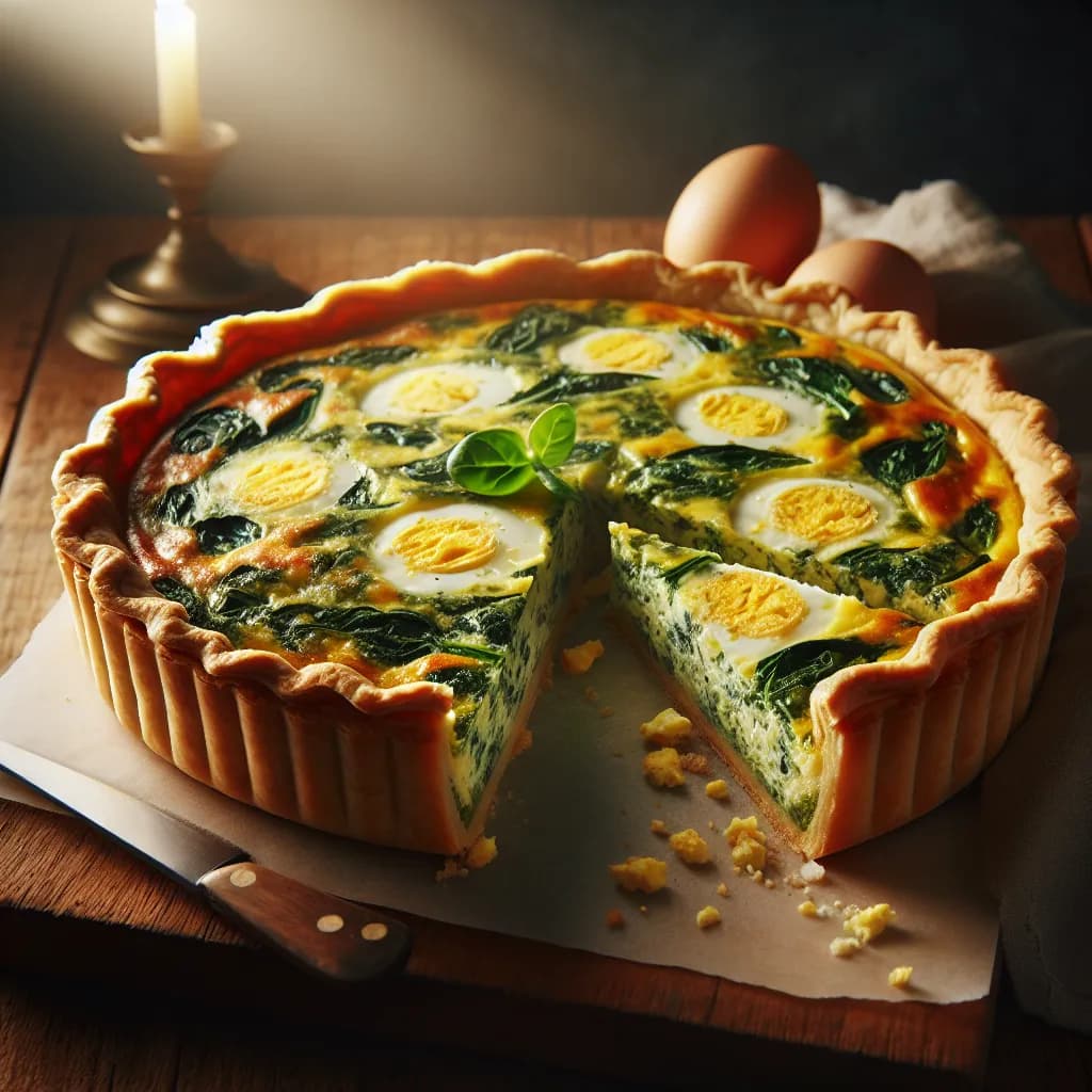 Spinat-Ei-Quiche