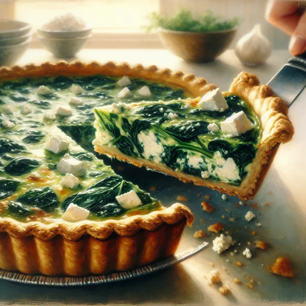 Spinat-Feta-Quiche