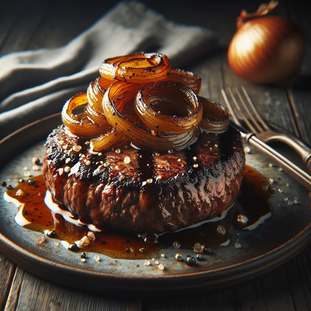 Steak Haché à l'Oignon