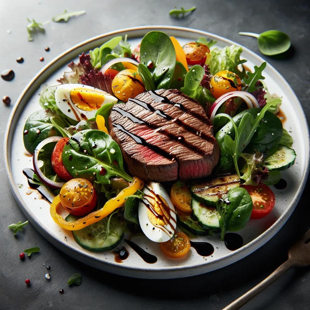 Steak Salad with Balsamic Vinaigrette