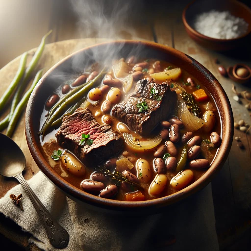 Steak and Bean Stew