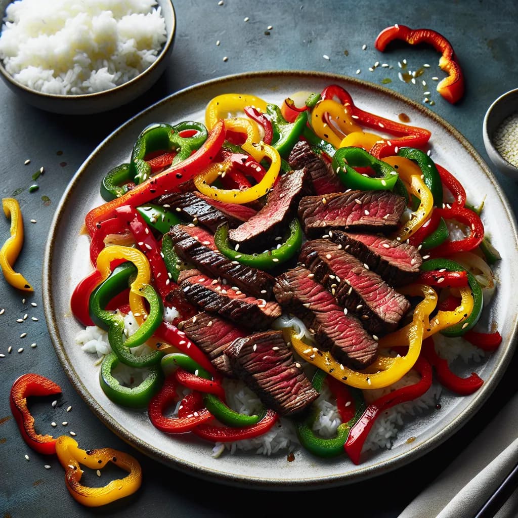Steak and Pepper Stir-Fry