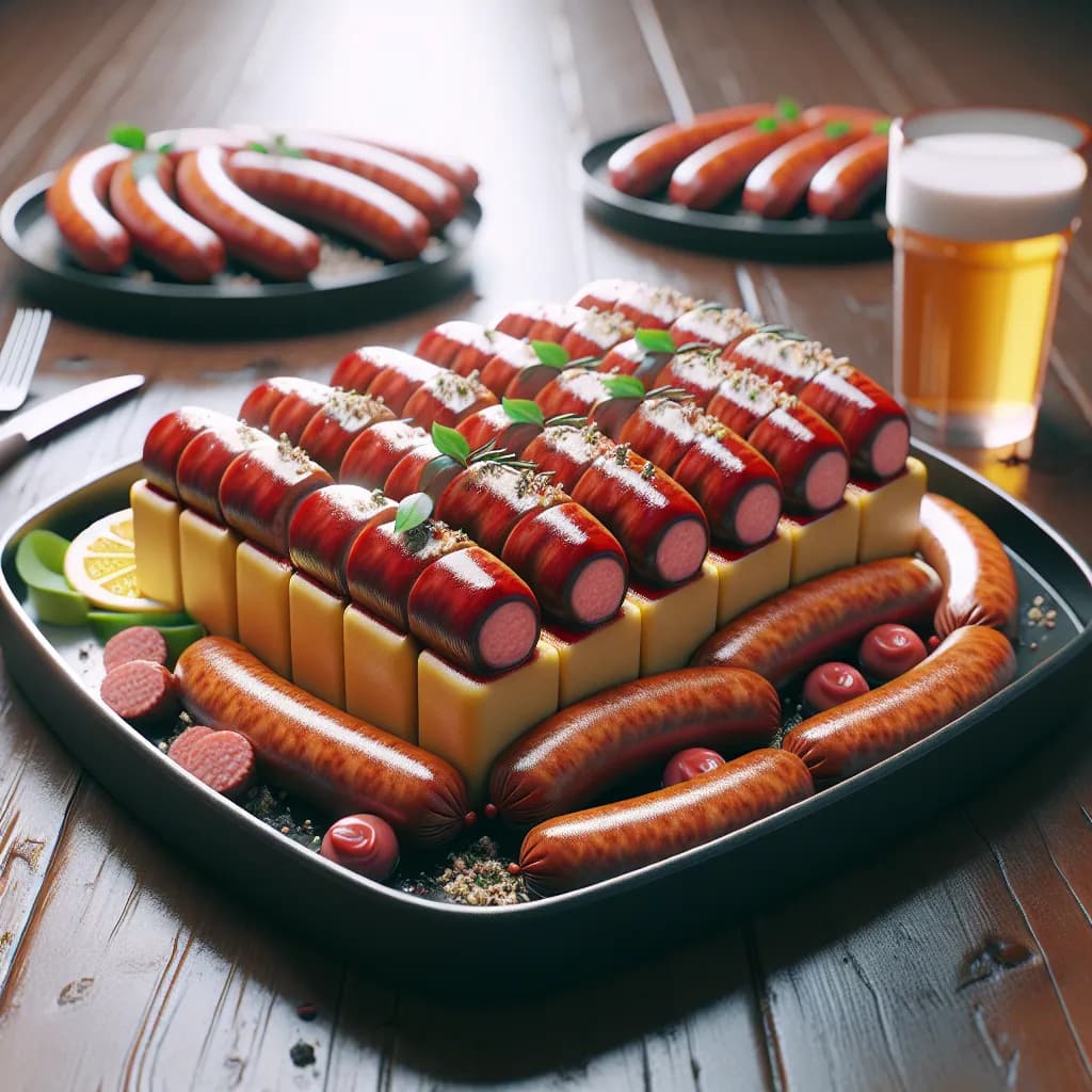 Stefaniebraten mit Wiener Wurst