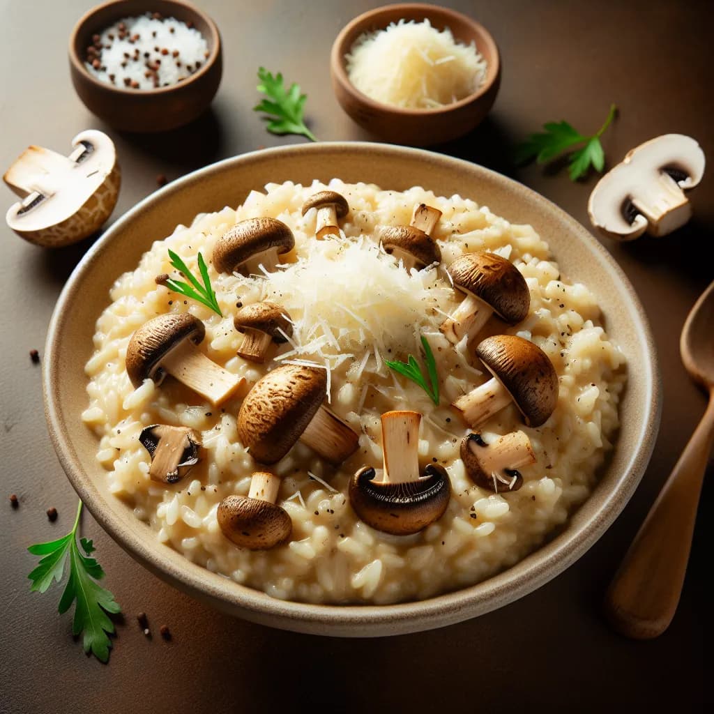 Steinpilzrisotto mit Parmesan