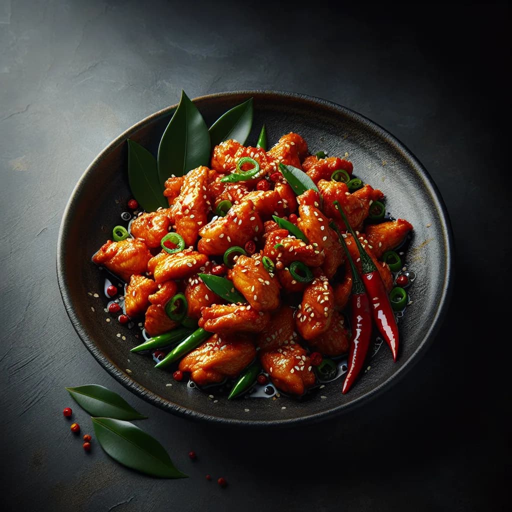 Stir-Fried Chicken 65