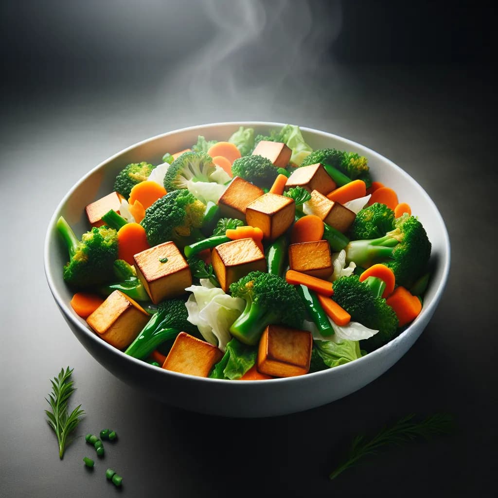 Stir-Fried Tofu and Vegetables