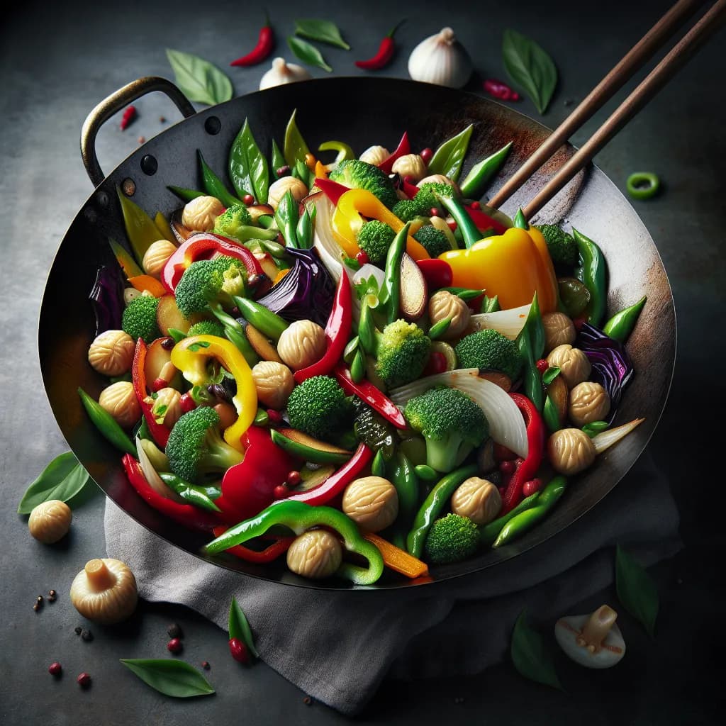 Stir-Fried Water Chestnuts with Vegetables