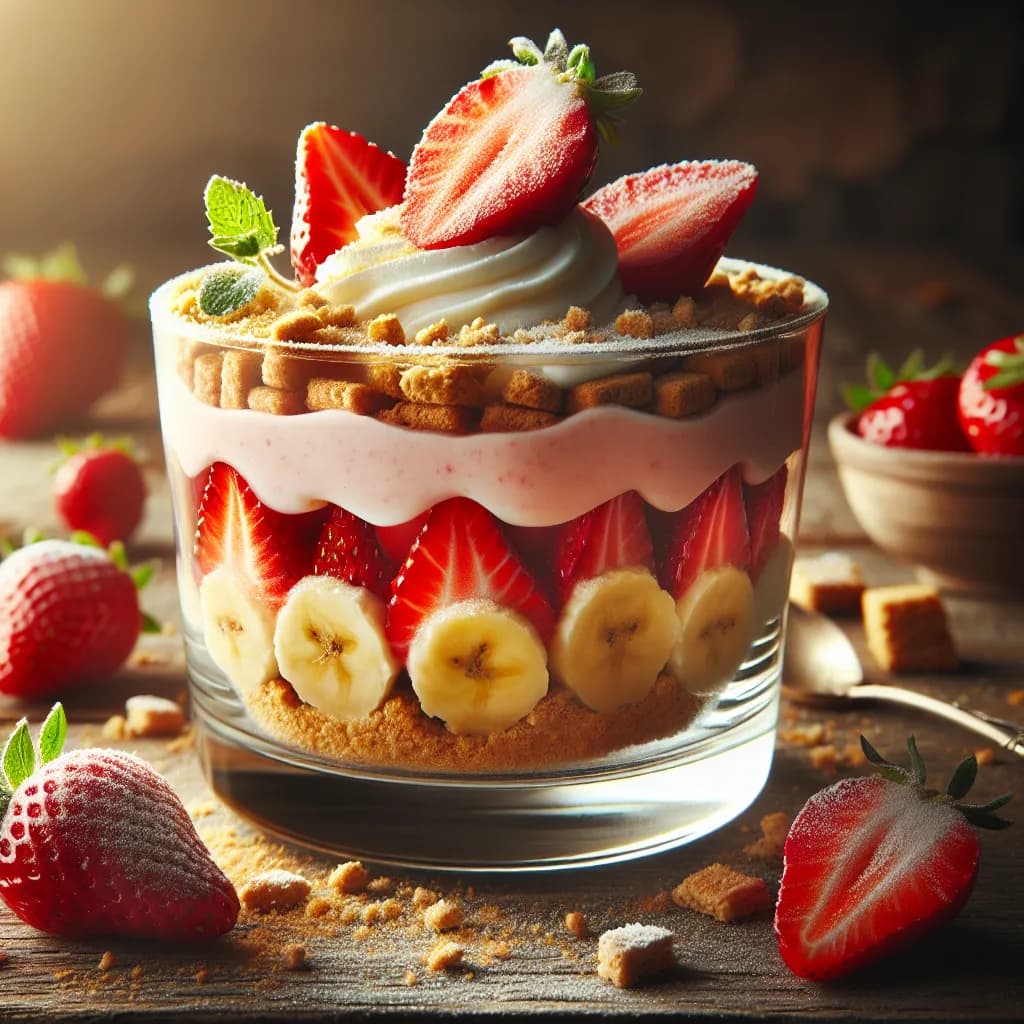 Strawberry Banana Parfait
