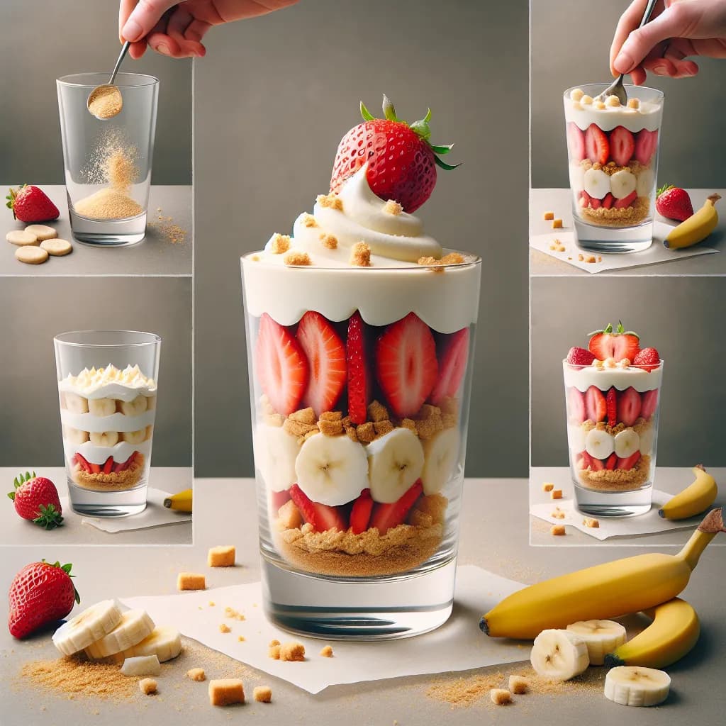Strawberry Banana Parfait