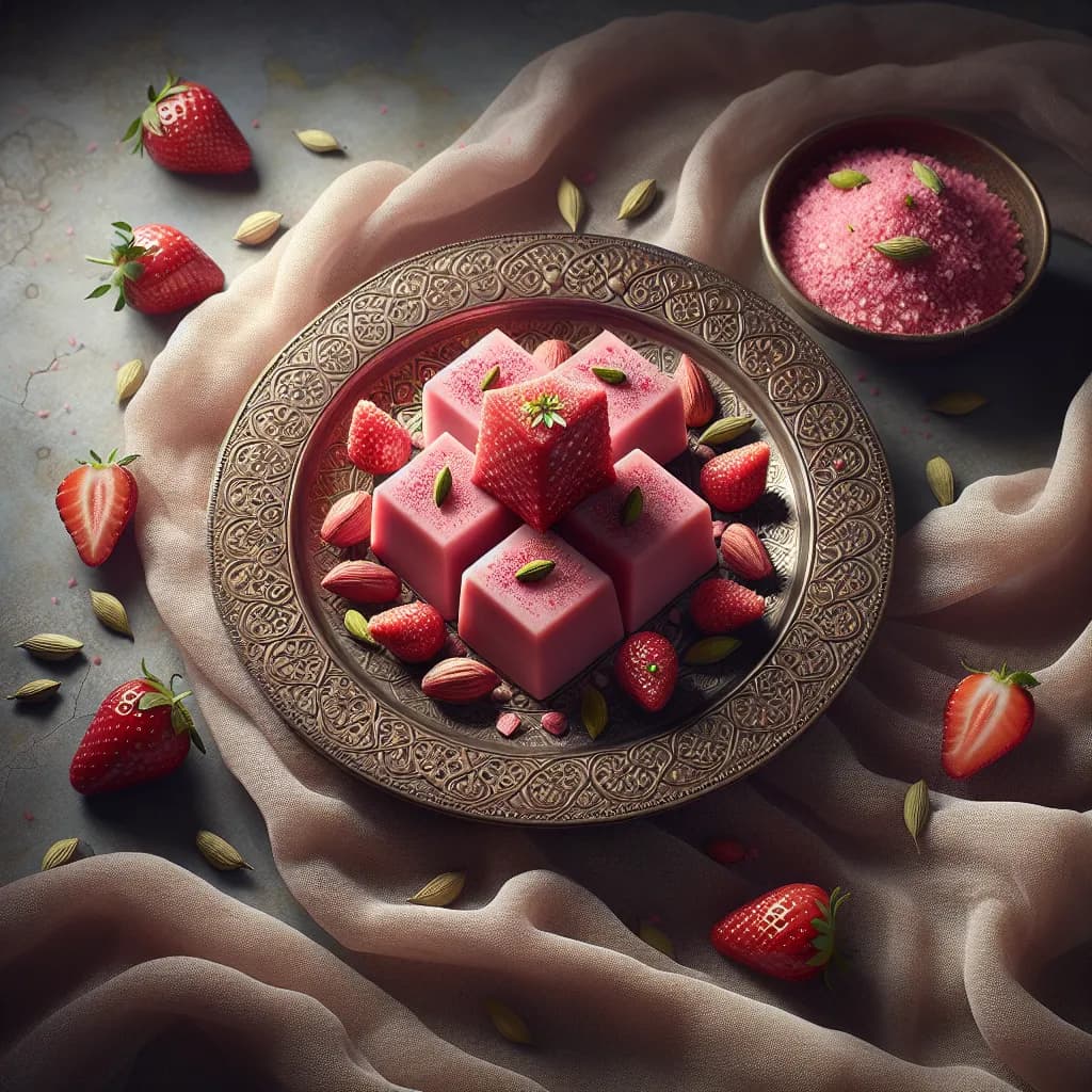 Strawberry Barfi