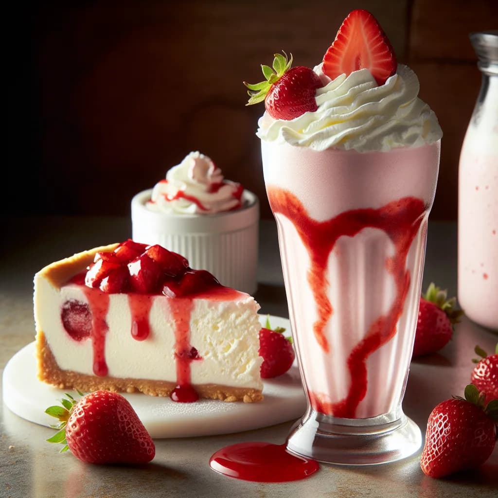 Strawberry Cheesecake Milkshake