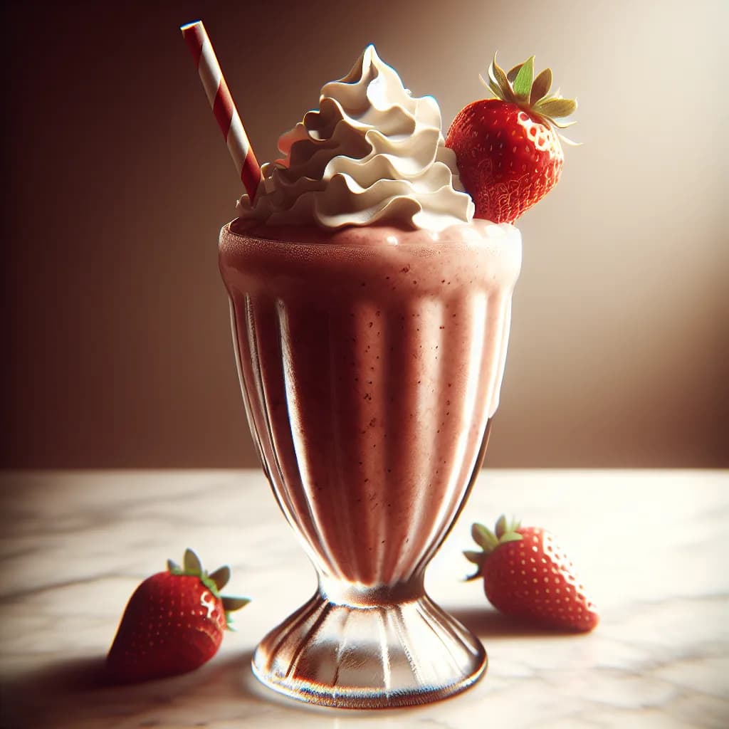 Strawberry Chocolate Milkshake