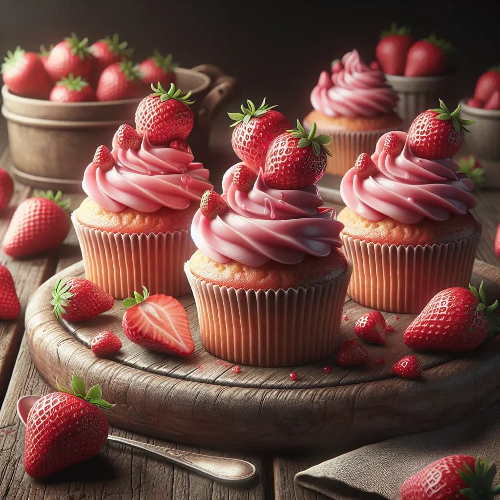 Strawberry Cupcakes