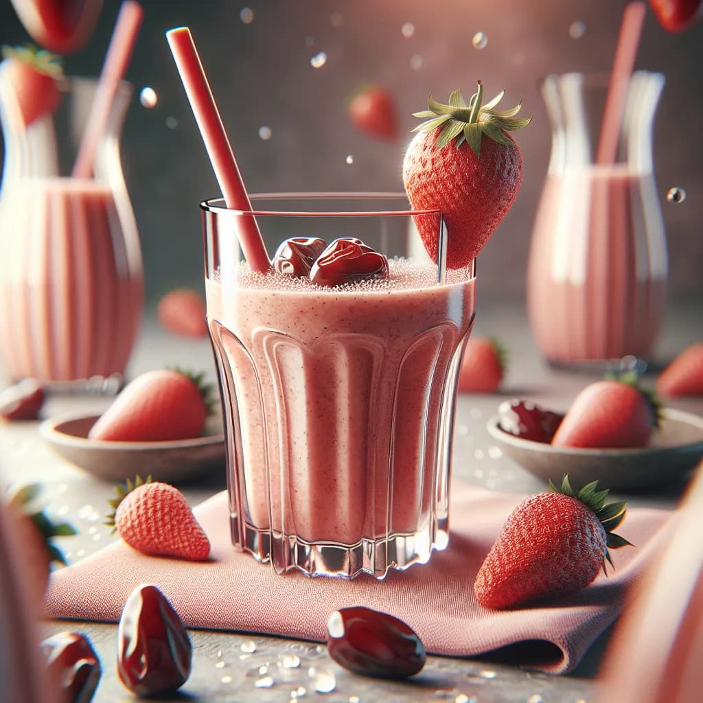 Strawberry Date Smoothie